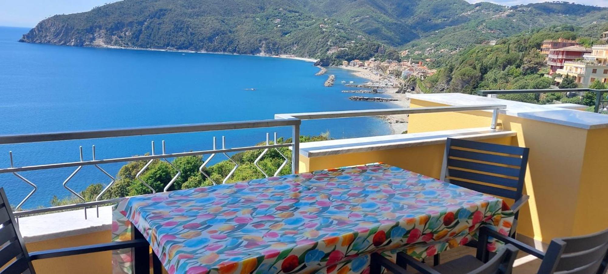 Appartamenti Enrica With Amazing View Moneglia Bagian luar foto