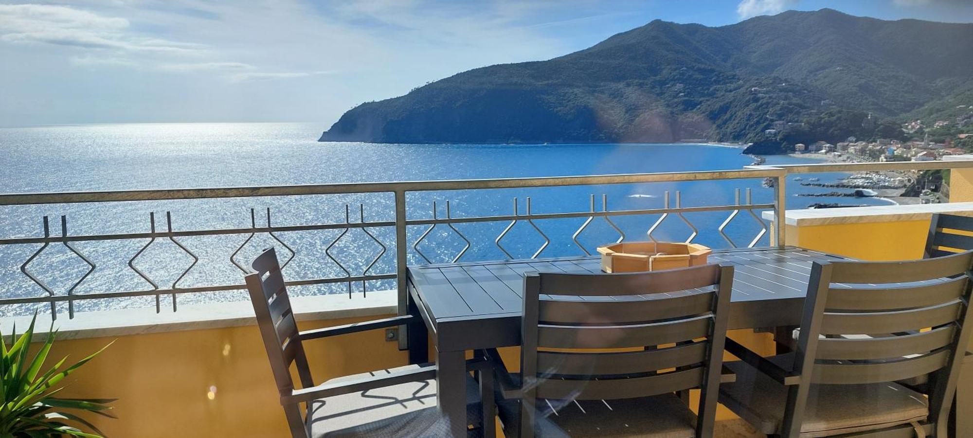 Appartamenti Enrica With Amazing View Moneglia Bagian luar foto
